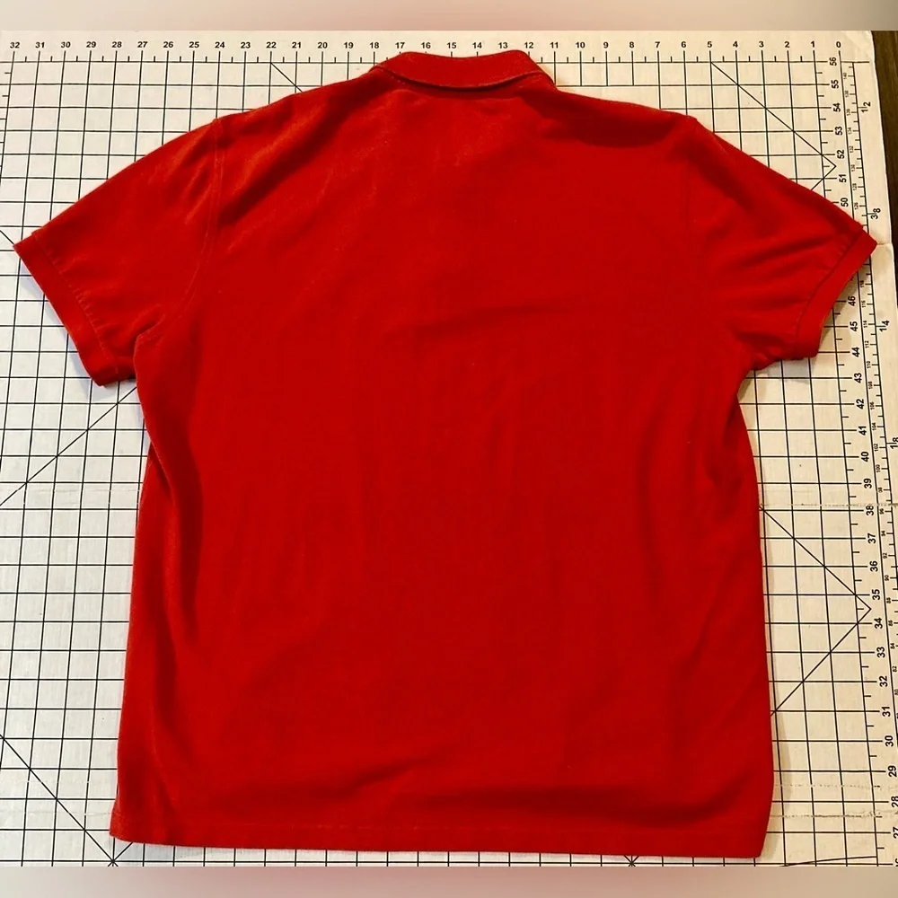 J. Crew‎ Men’s Size Large Red Polo Shirt